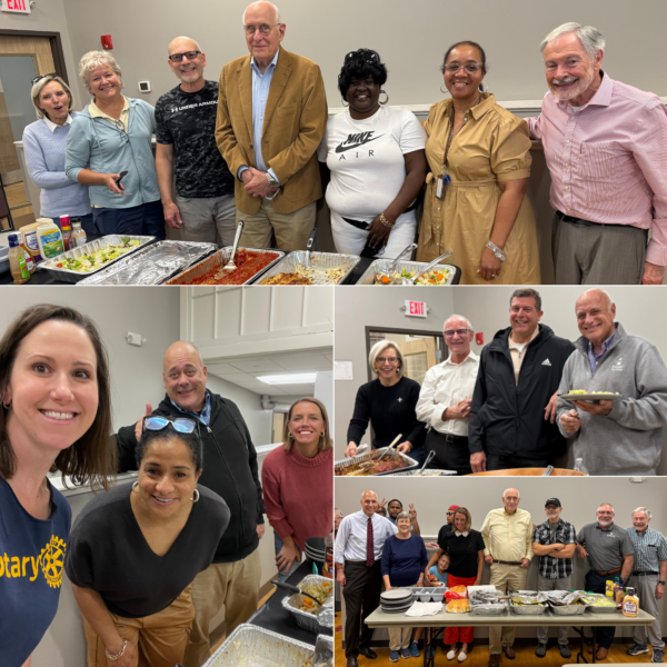 Louisville Rotarians serve meal to men at Re:Center Ministries